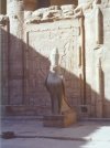 Outside Edfu temple