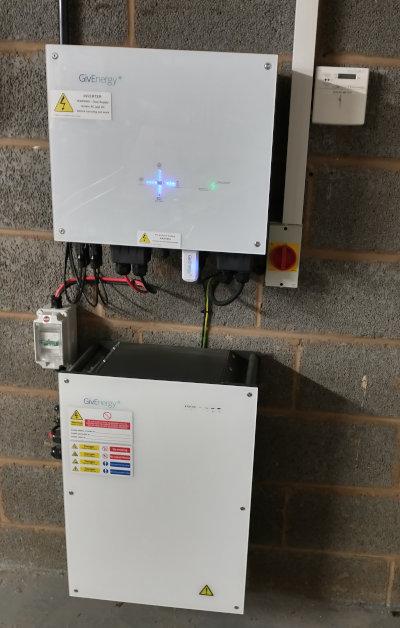 Solar inverter, battery, and generation meter